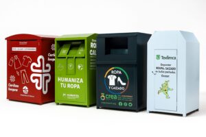 Contenedores de recogida selectiva textil