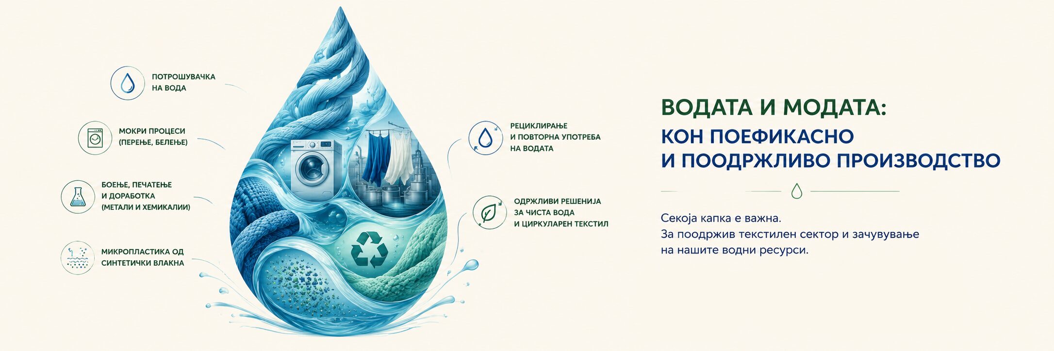 текстил и вода