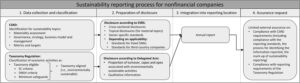 Sustainability reporting process for nonfinancial companies.